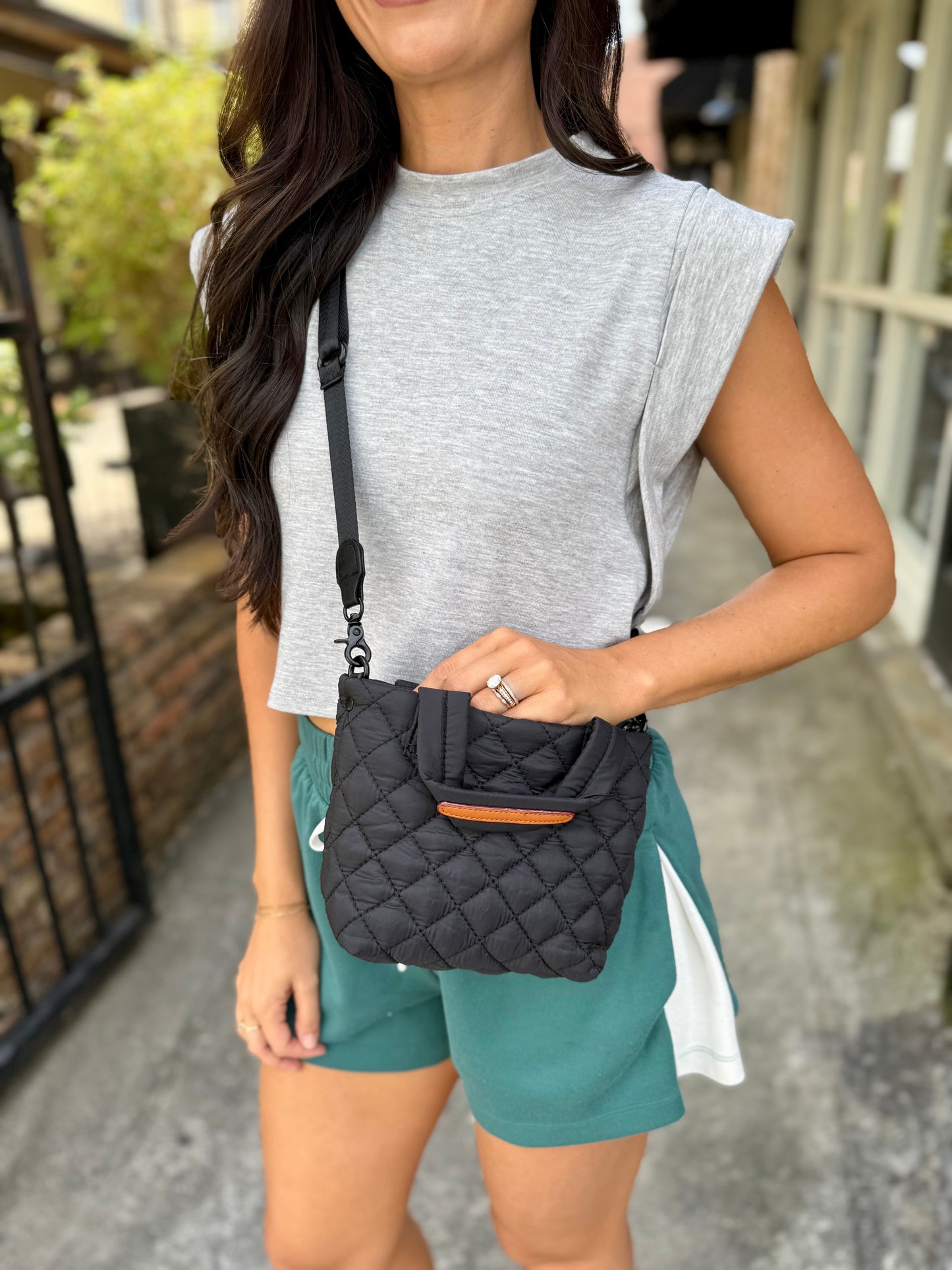 Wally Mini Metro Bag- Black