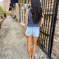 Z Supply Sloane Linen Tank- Vintage Indigo