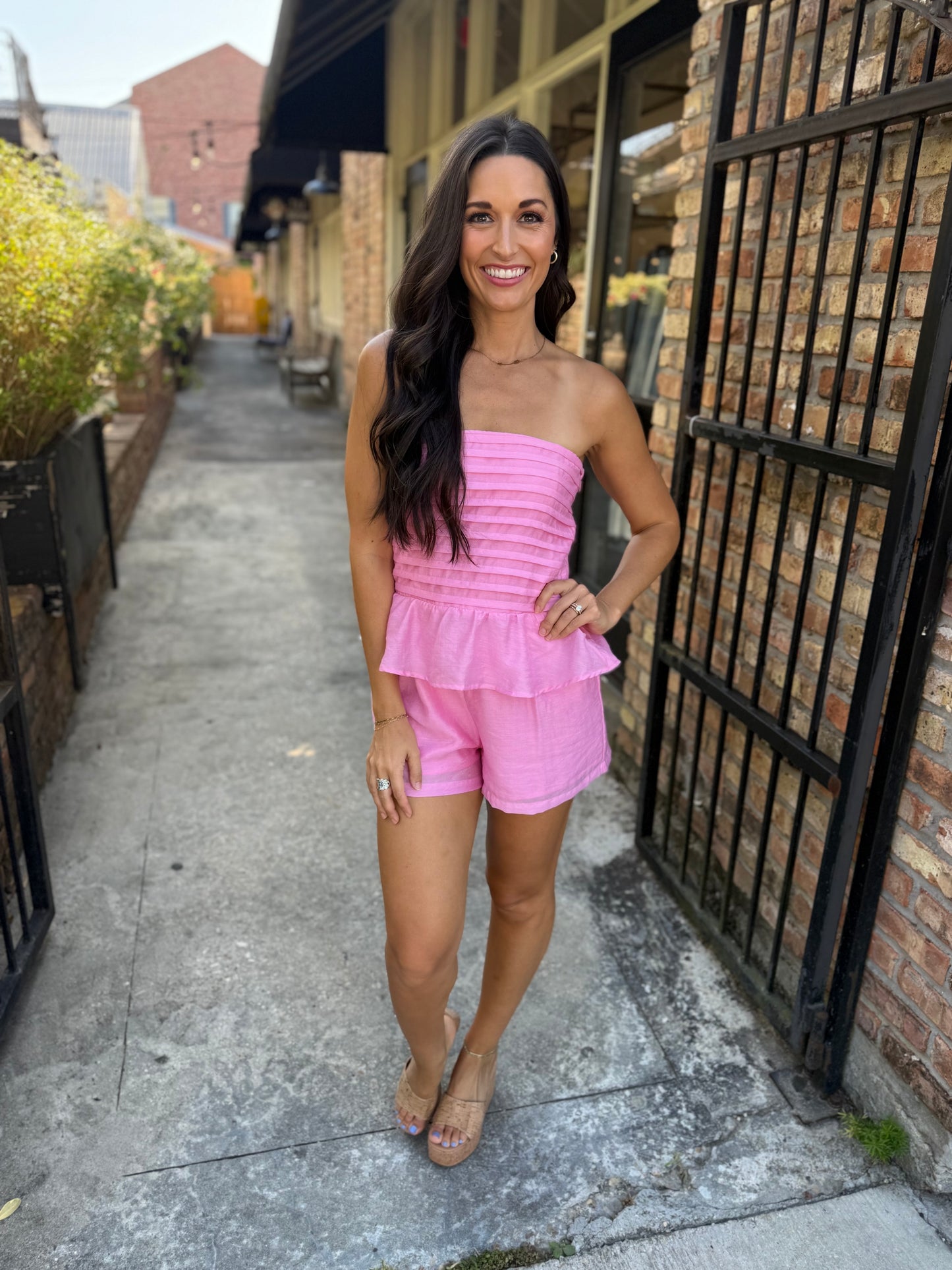 Trish 2 PC Set- Peony Pink