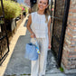 Danny Shoulder Bag- Blue