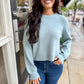 Z Supply Coming Up Sweater- Succulent