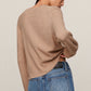 Z Supply Medina Pointelle Cardigan- Macaroon
