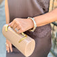 Cleo Evening Clutch- Beige