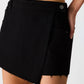 Brightin Denim Skort- Washed Black