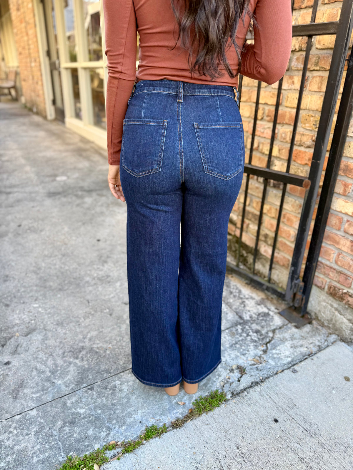 Maya (Angelically) HR Wide Leg Denim