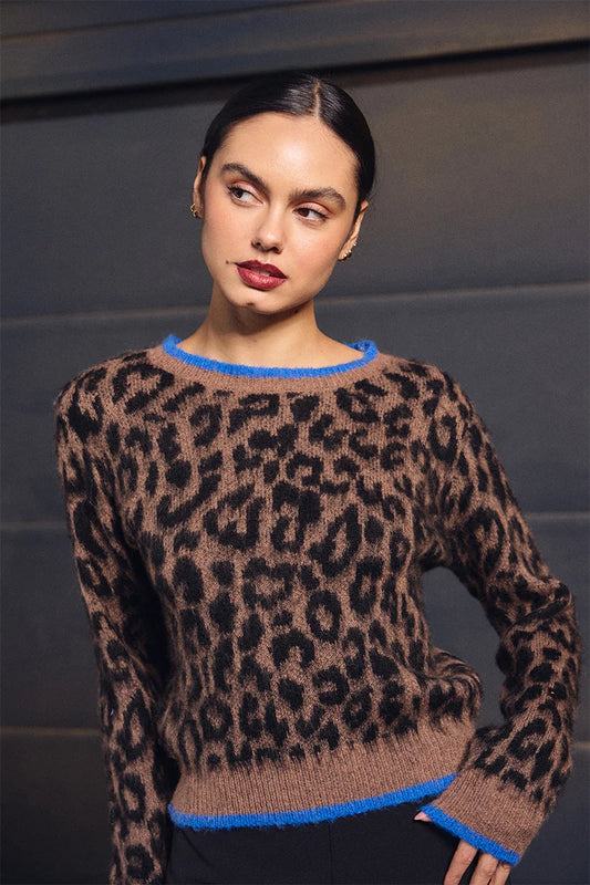 Lenny Leopard Sweater