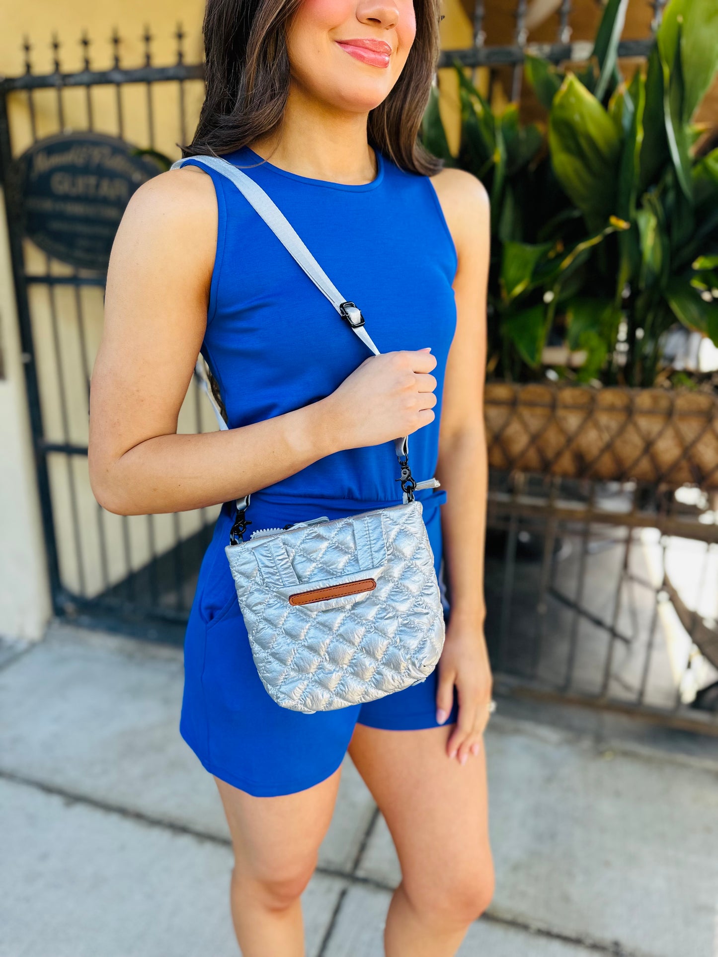 Wally Mini Metro Bag- Silver