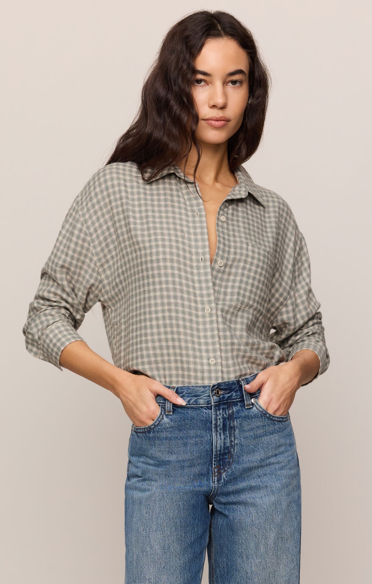 Z Supply River Plaid Button Up