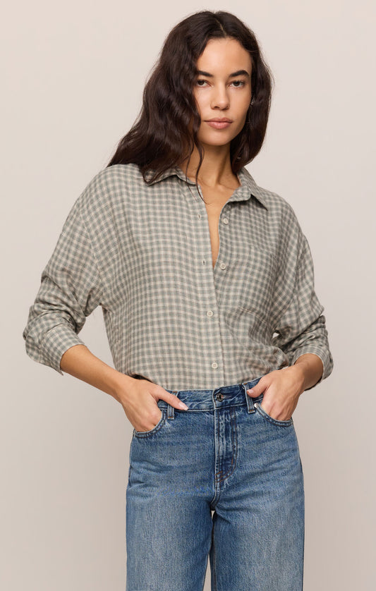 Z Supply River Plaid Button Up