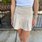 Ellis Skort- Taupe Greige