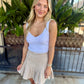 Kaia Tank Top- White