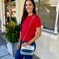 Crystal Sweater Top- Chili