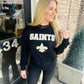 Saints Chenille Sweatshirt- Black