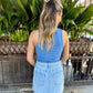 Z Supply Boa Rib Tank- Lake Blue