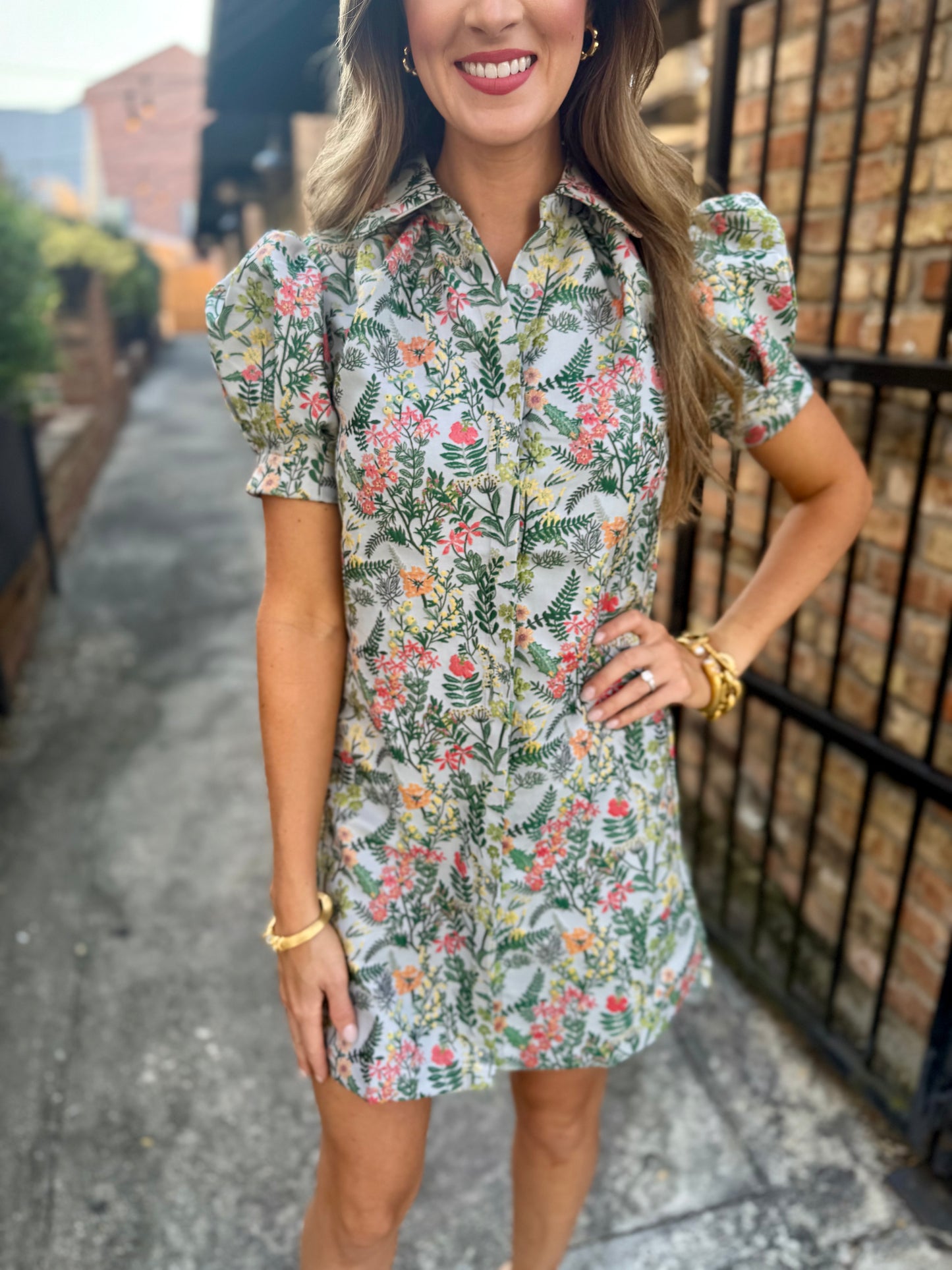 Vivienne Dress- Jacquard Multi