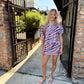 Tiger Sequin Stripe 2 PC SET- Lavender