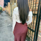 Ceremony Midi Skirt