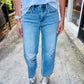 Surf Rider HR Distressed Wide Leg Denim
