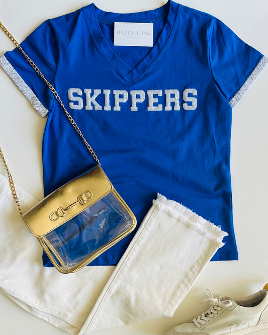 Skippers Tee- Blue