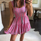 Drift Romper- Raspberry