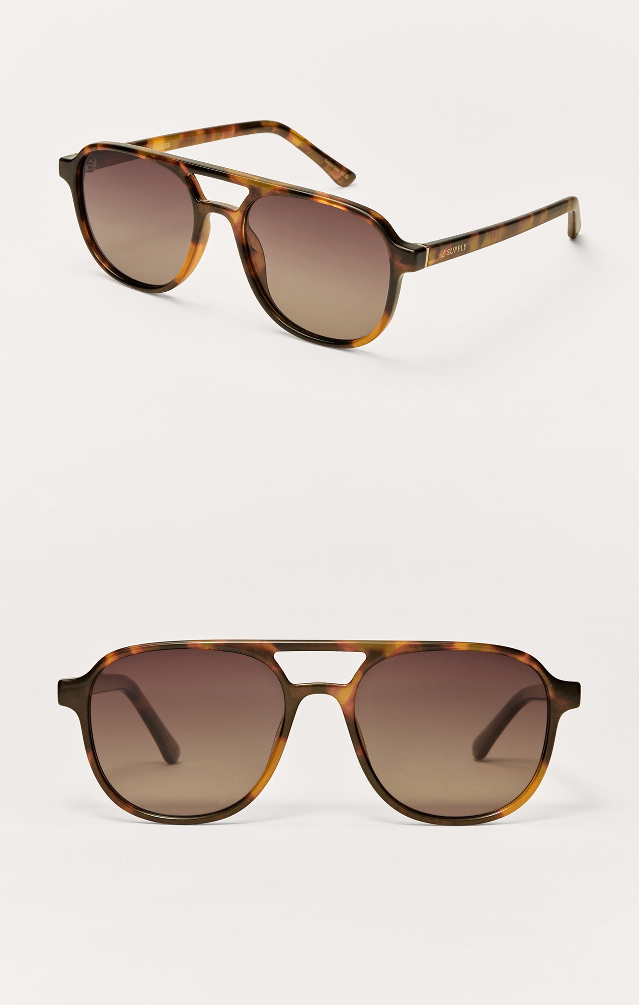 Sunglasses- Z Supply Tourist Brown Tortoise