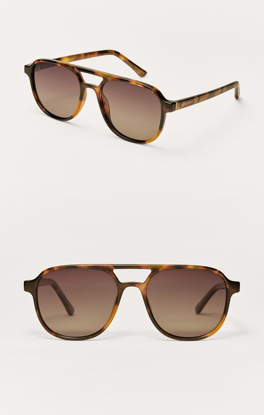 Sunglasses- Z Supply Tourist Brown Tortoise