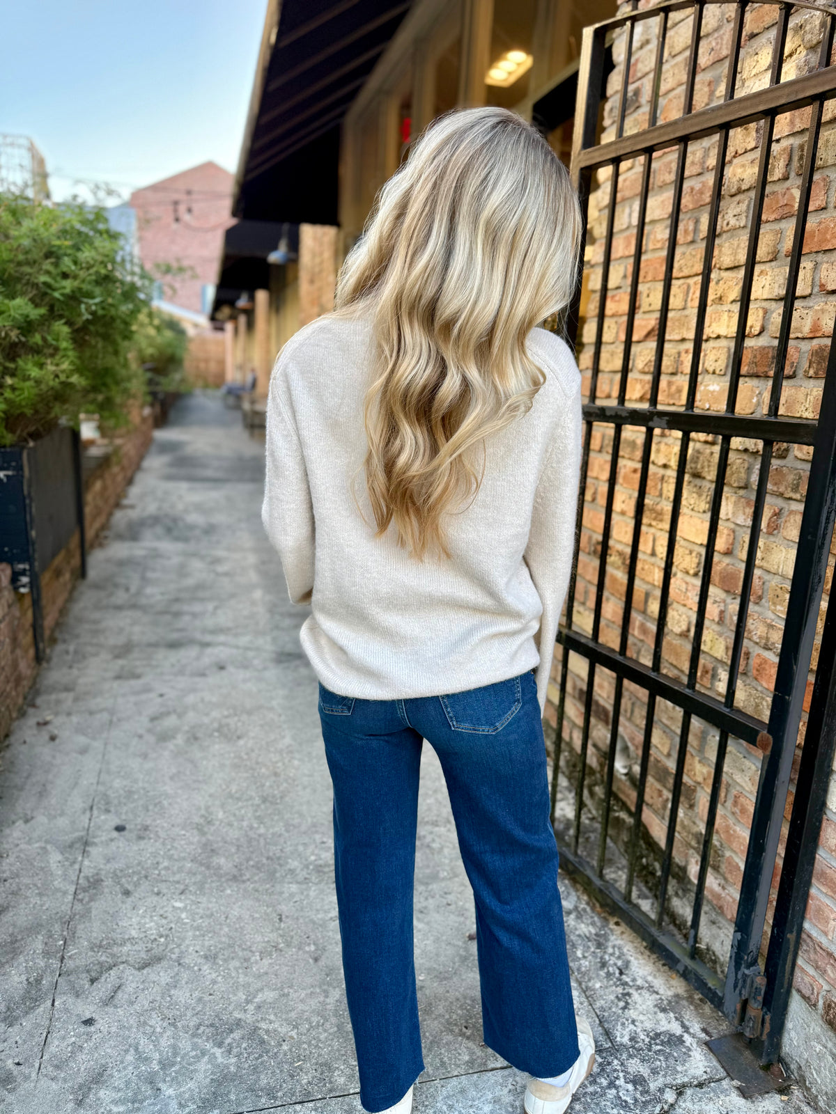 Z Supply Chill Mode Sweater- Pearl