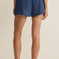 Z Supply Perfect Twill Short- Twilight Blue