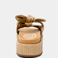 Kiki Platform Sandal- Raffia
