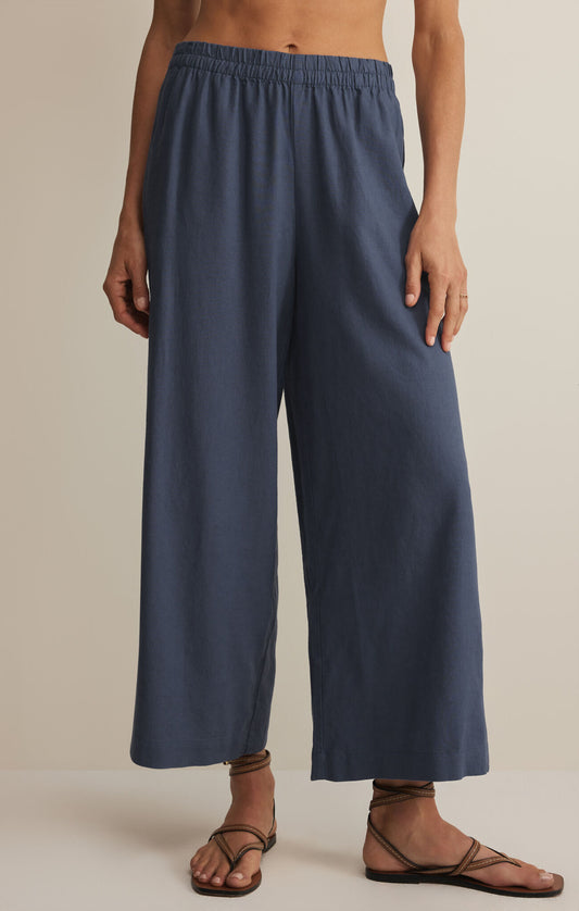 Z Supply Scout Linen Pant- Vintage Indigo
