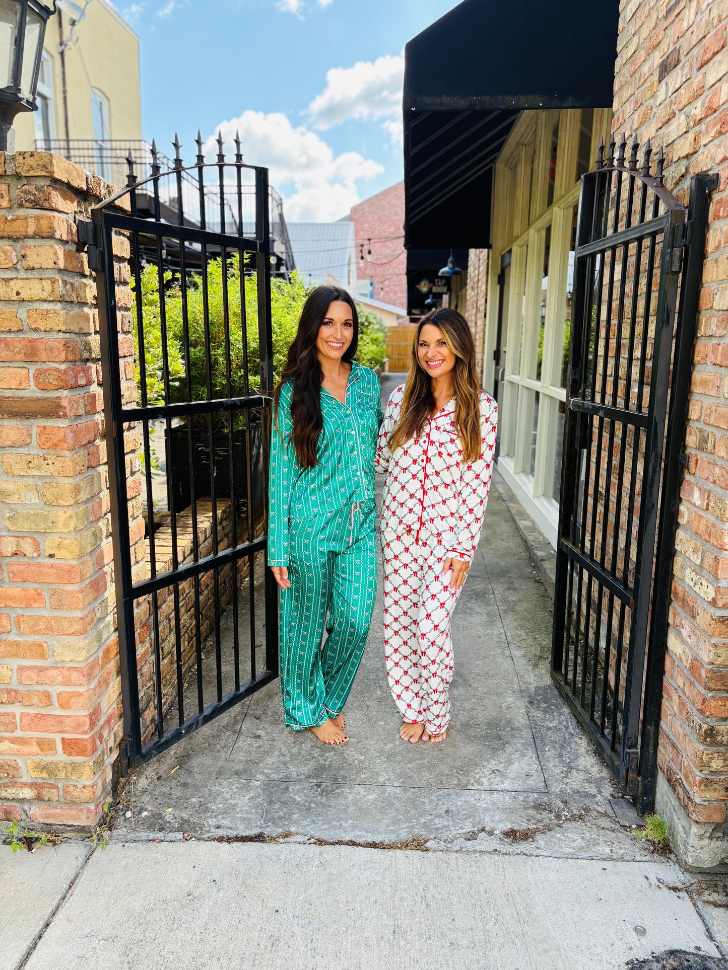 Charlotte Lattice Garland Pajamas