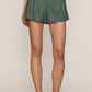 Z Supply Vantage Linen Shorts- Everglade