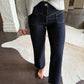 Charlotte (Sustain) HR Wide Leg Denim- Dark Blue