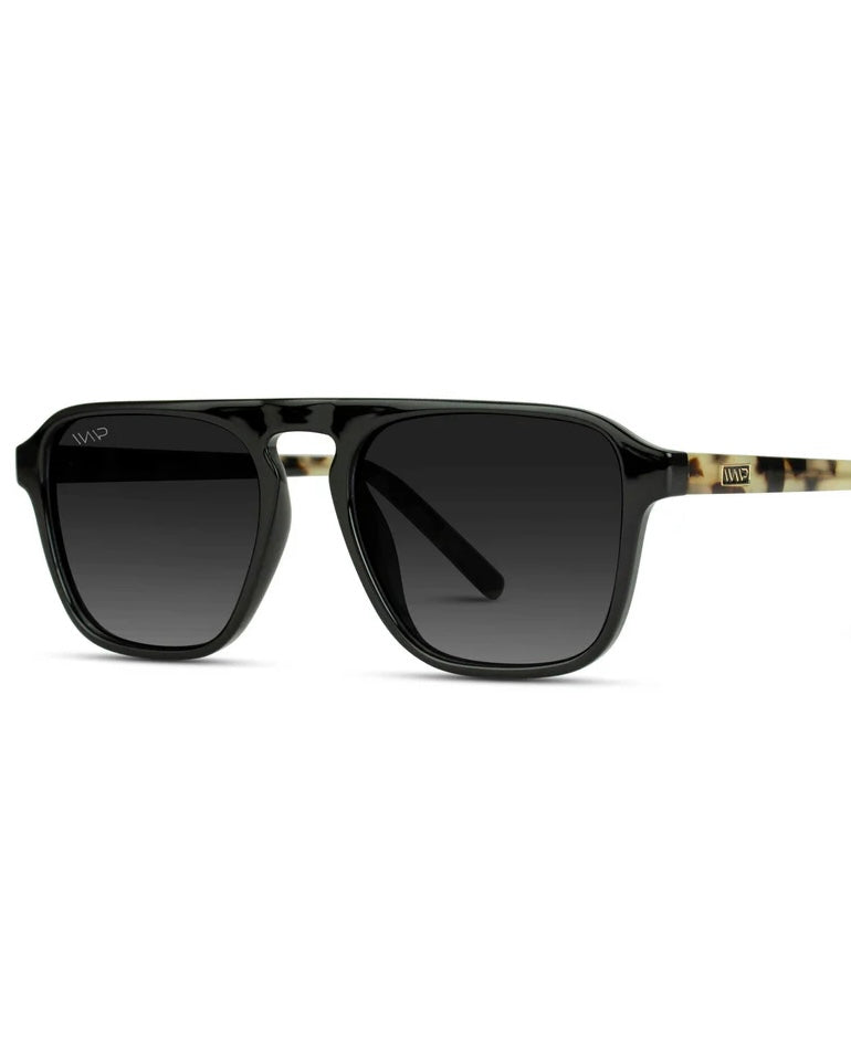 Sunglasses- Emerson Black Beige Tort/Black