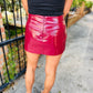 Aviva Skirt- Cabernet