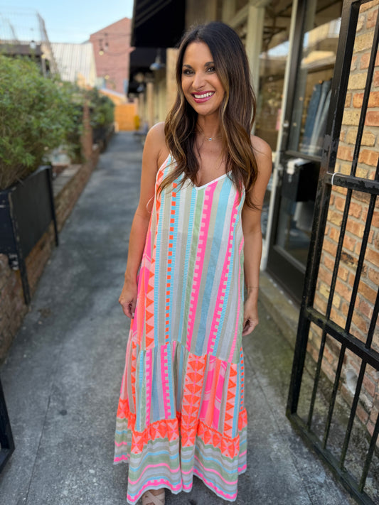 Aztec Maxi Dress