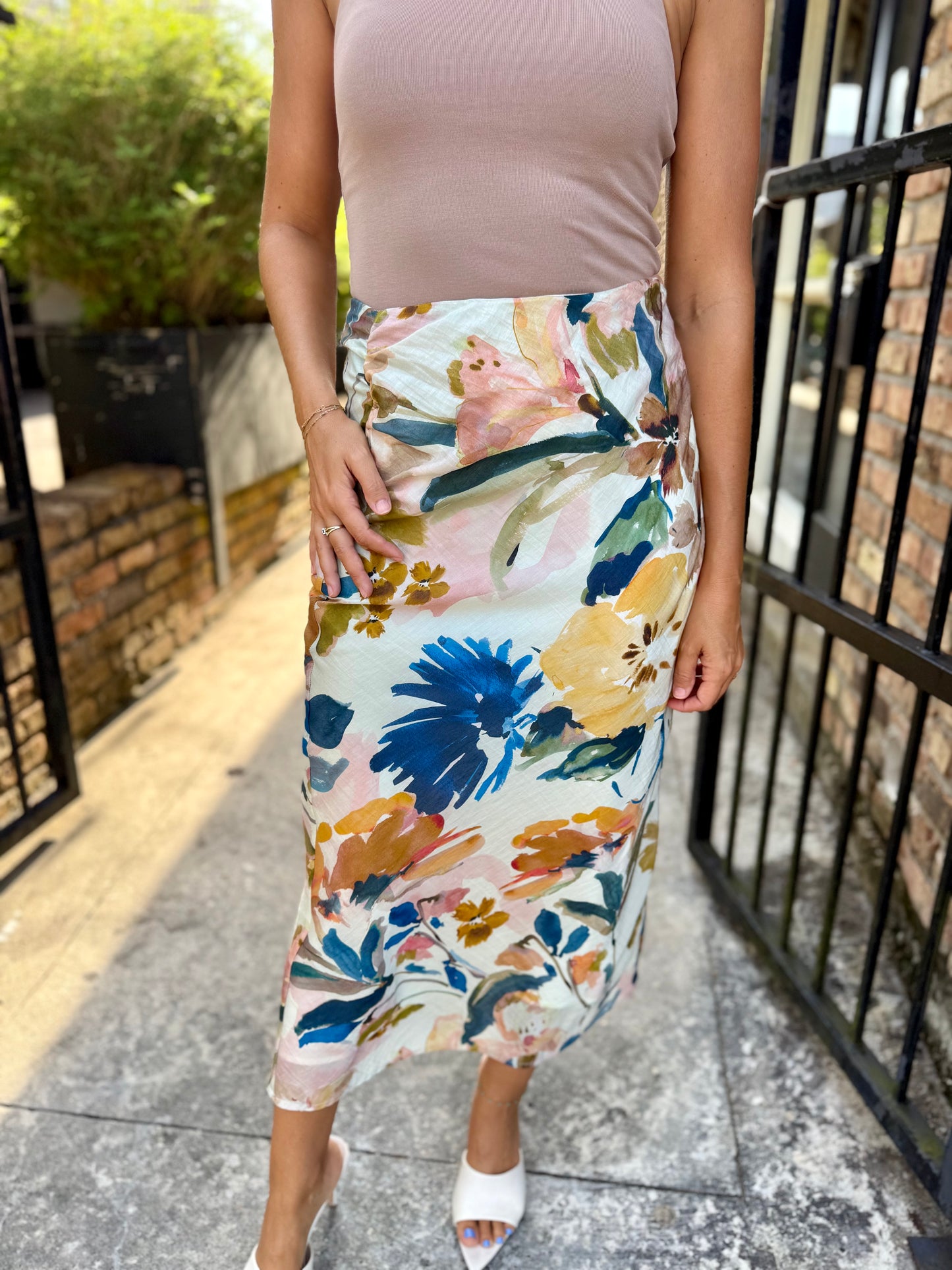 Mangrove Midi Skirt- Multi