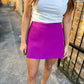 Allie Asymmetric Skort- Orchid