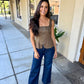 Maya (Angelically) HR Wide Leg Denim