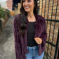 Rosa Fur Jacket- Bordeaux