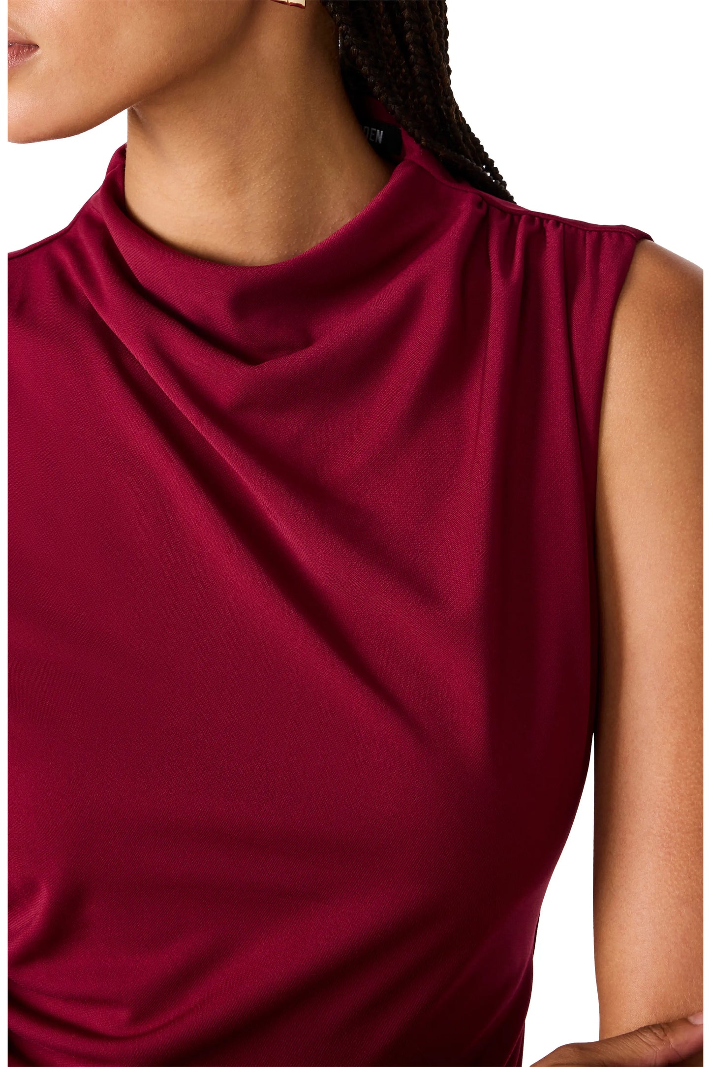Mo Dress- Beet Red
