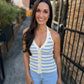 Berrigan Stripe Halter Tank