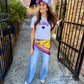 32” LSU Gameday Scarf- Butterfly