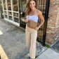 Olivia (White Swan) HR Wide Leg Jeans