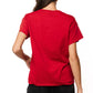 Queen Poinsettia Flower Pot Tee- Red