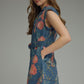 Meadow Floral Denim Dress