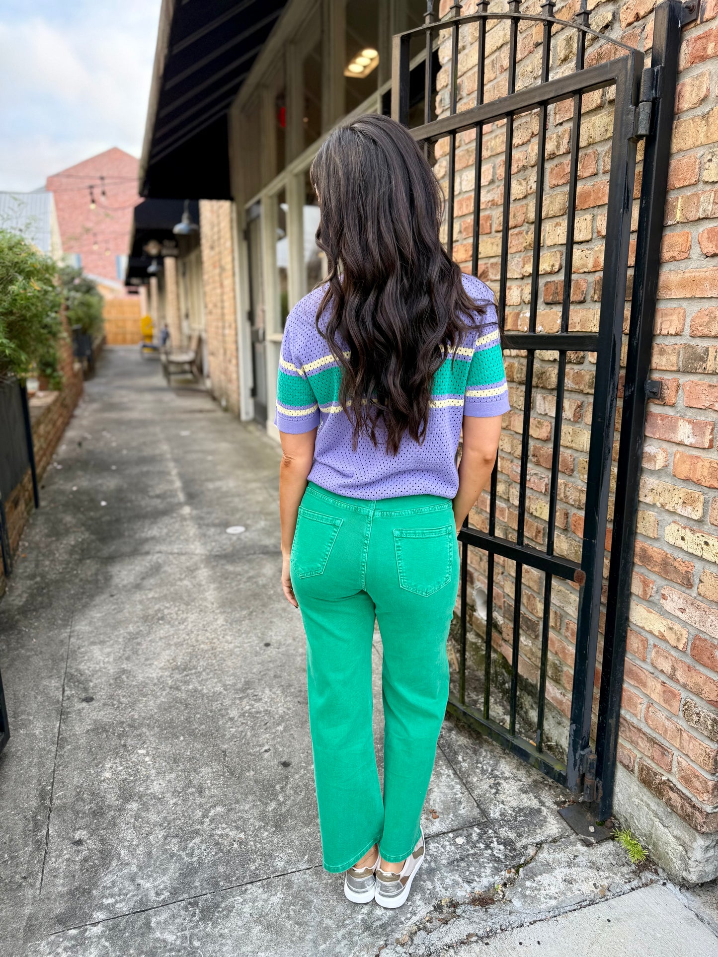 MG Pastel Jersey Top- Purple