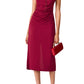 Mo Dress- Beet Red