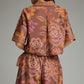 Izzy Botanical Top- Terra Cotta