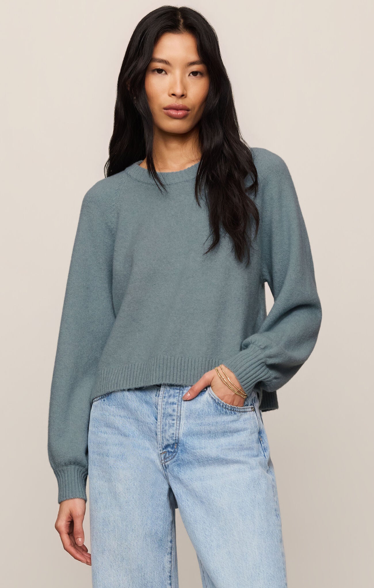 Z Supply Coming Up Sweater- Succulent